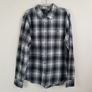 Liverpool Plaid Flannel Shirt Large NWT